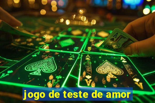 jogo de teste de amor