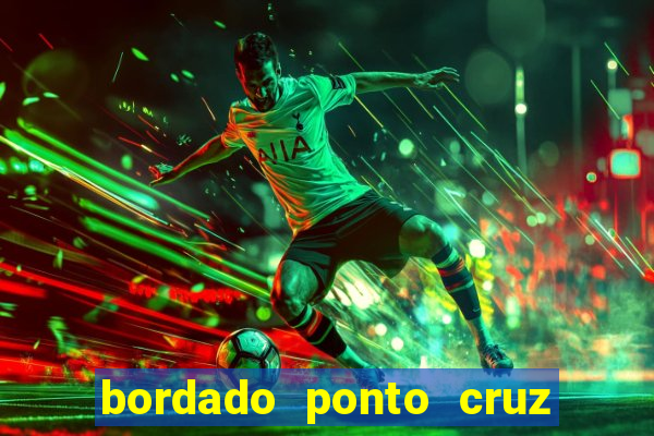 bordado ponto cruz do corinthians