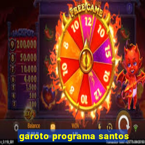 garoto programa santos