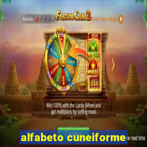 alfabeto cuneiforme