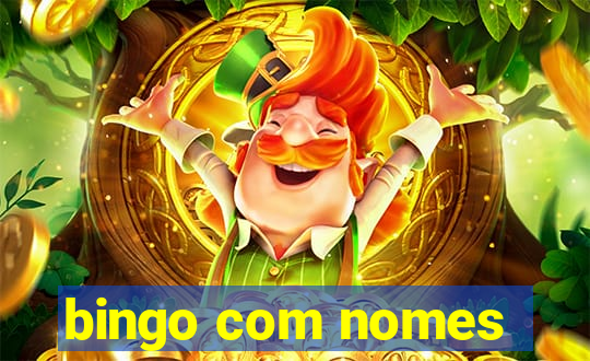 bingo com nomes